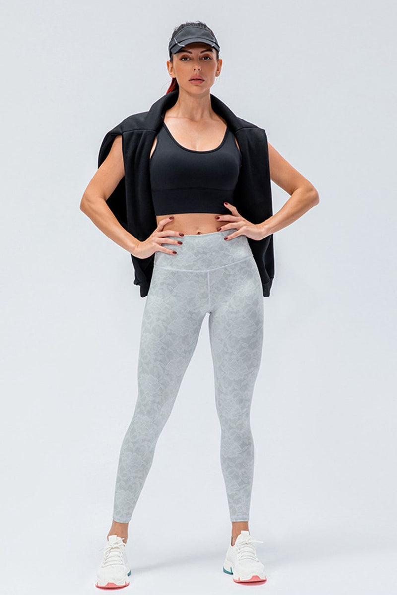 Laine Wide Waistband Slim Fit Active Leggings- Deal of the Day!