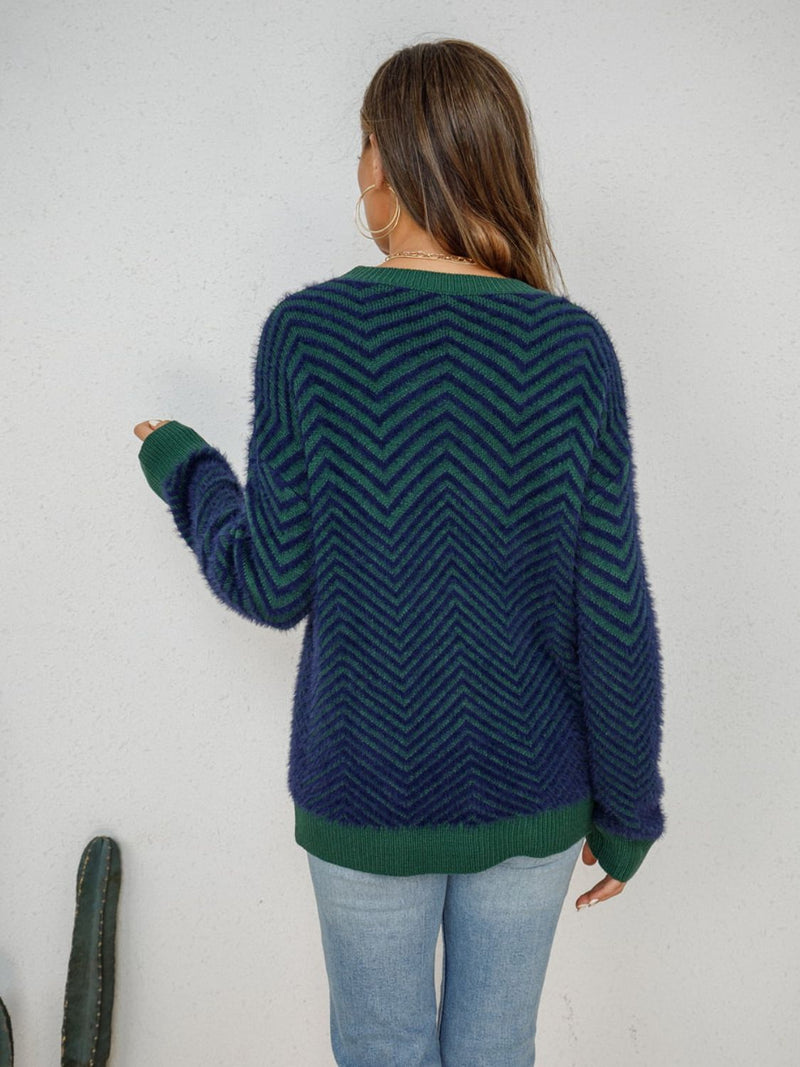 Maren Round Neck Long Sleeve Sweater