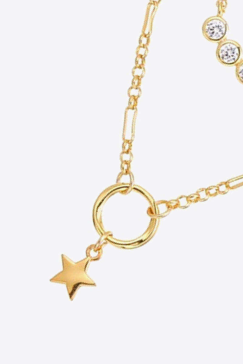 Kahlan Zircon Star Pendant Necklace