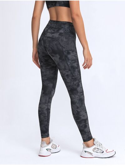 Devina Wide Waistband Leggings with Pockets