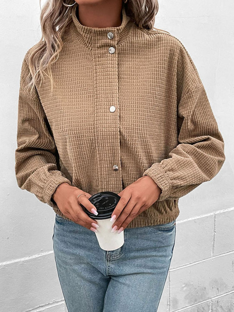 Lane Long Sleeve Dropped Shoulder Jacket - Deal of the day!