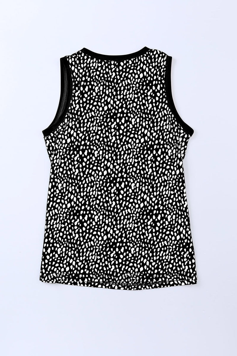 Deal of the Day Kaylee Printed Round Neck Tank