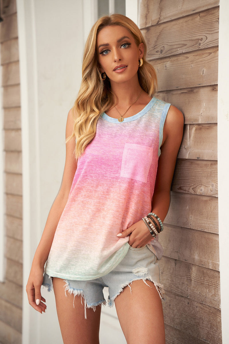 Katie Gradient Pocket Tank -- Deal of the day!