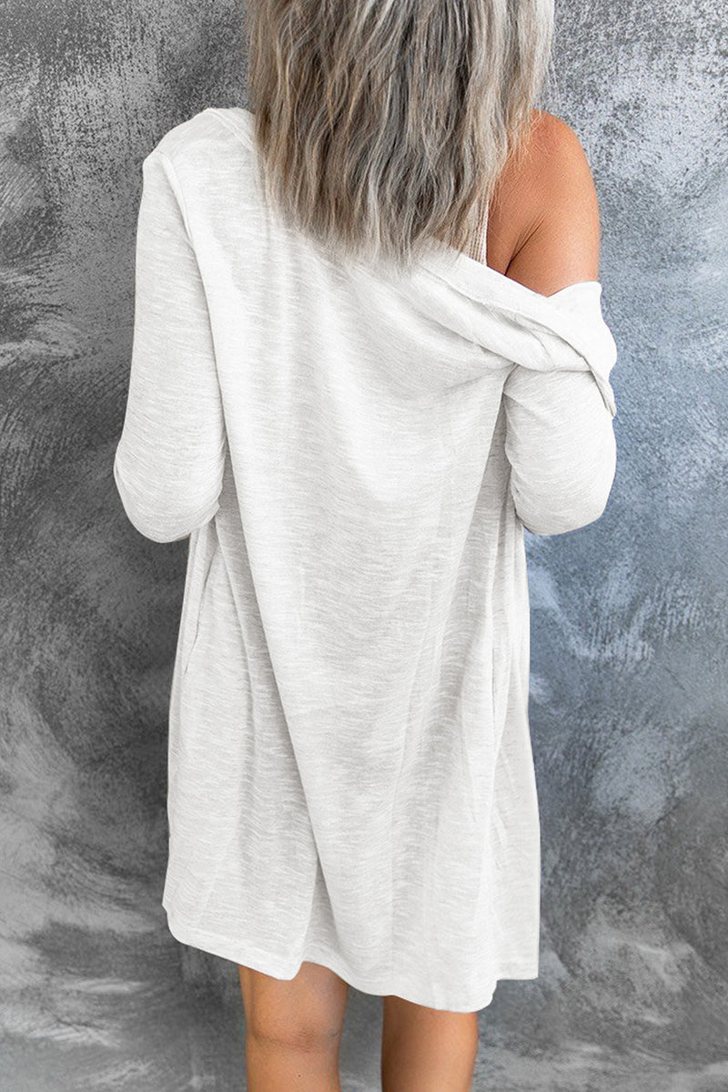 Caroline Button Down Long Sleeve Longline Cardigan - Deal of the day!