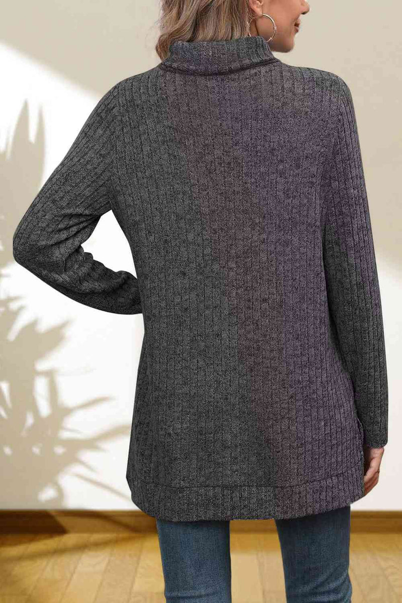 Melinda Turtleneck High Low Top - Deal of the day!
