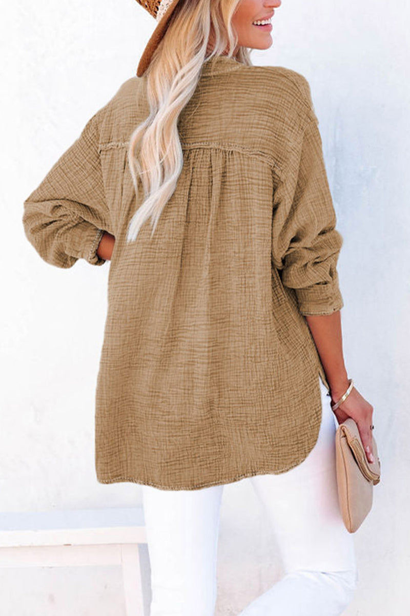 Grayson Buttoned Long Sleeve Blouse