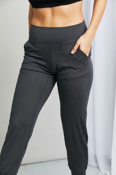 Charlize Leggings Depot Full Size Wide Waistband Cropped Joggers -- Deal of the day!