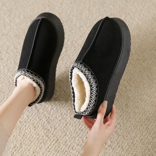 Desi Faux Fur Center-Seam Slippers -- Deal of the day!